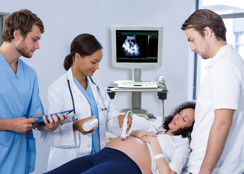 Wireless Palm Ultrasound Used in Ultrasound Training And Practice